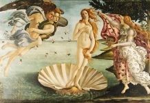 Zrození Venuše od Botticelliho