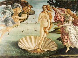 Zrození Venuše od Botticelliho