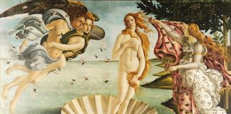 Galleria degli Uffizi (Galerie Uffizi) Zrození Venuše od Botticelliho