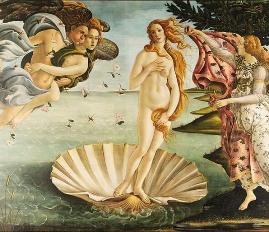 Zrození Venuše od Botticelliho