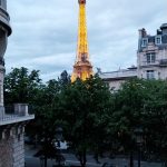 Avenue de Camoens - výhled na Eiffelovku