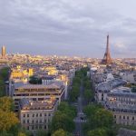 Výhled z terasy Vítězného oblouku