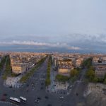 Výhled z terasy Vítězného oblouku